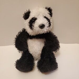 Ganz - Lil' Kinz Panda Plush Stuffed‎ Toy - 6 To 7" - Black White
